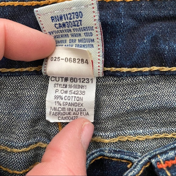 True Religion Joey Twisted Flare Jean Size 31 - Picture 5 of 5